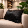 Rectangular Cushions Black Angus | Rectangular Faux Fur Cushions
