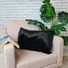 Rectangular Cushions Black Angus | Rectangular Faux Fur Cushions