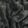 Badger Rectangular Faux Fur Cushions | Rectangular Grey Fur Cushions