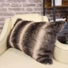 Kensington Rectangular Faux Fur Cushion | Rectangular Striped Cushion