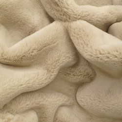 Chelsea Sandstone Faux Fur Pet Blanket | Beige Faux Fur Dog & Cat Blankets |