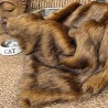 Tamarin Fur Pet Blanket | Brown Faux Fur Dog & Cat Blankets |