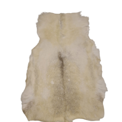 Tapis de luxe en peau de renne aux teintes pâles | Tapis en peau de renne naturelle pâle |