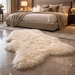 Ivory White Icelandic Sheepskin Rug | Natural Sheepskin Rugs