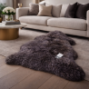 Chocolate Brown Sheepskin | Pure Wool Sheepskin Rugs | Brown Wool Rug