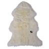 Natürlicher Schaffell-Teppich | Reine Wollteppiche | Cremefarbener Schaffell-Wollteppich