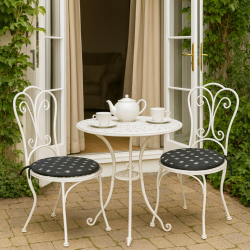 Silver Bee Round Bistro Seat Pads | Silver Bee Circular Chair Pads