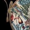 Coussins de chaise ronds style bistro, motif forêt tropicale naturelle | Coussins de chaise ronds