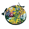 Velvet Midsummer Round Bistro Seat Pads | Circular Velvet Chair Pads