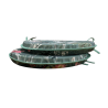 Velvet Chinoiserie Round Bistro Seat Pads | Round Velvet Chair Pads