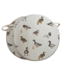 Coussins de siège ronds motif canard colvert | Coussins de chaise circulaires motif canard