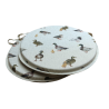 Rundes Bistro-Sitzkissen mit Stockentenmotiv | Stuhlkissen mit Enten-Design