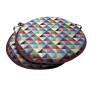 Round Bistro Big Holland Tapestry Chair Pads | Round Bistro Seat Pads