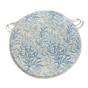 Round Bistro Willow Bough Azure Seat Pad | William Morris Seat Pads |