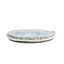 Runder Bistro Willow Bough Azure Sitzpolster | William Morris Sitzpolster |