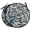 Round Bistro Willow Bough Ebony Tapestry Seat Pads | Bistro Seat Pads