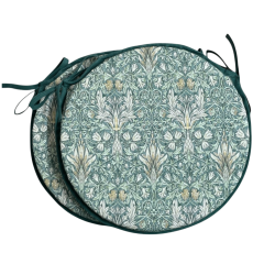 Coussins de siège ronds Bistro à motif tête de serpent et forêt | Coussins de siège Bistro à motifs