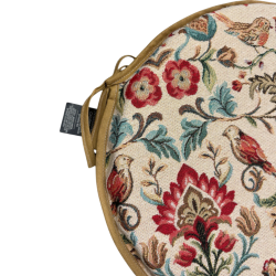Round Bistro William Original Tapestry Seat Pads | Round Seat Pads |