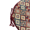 Round Bistro Aztec Tapestry Seat Pads | Round Bistro Bohemian Seat Pads