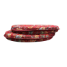 Round Bistro William Red Tapestry Seat Pads | Round Red Bistro Seat Pads