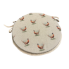 Small Pheasant Round Bistro Seat Pads | Pheasant Round Chair Pads |
