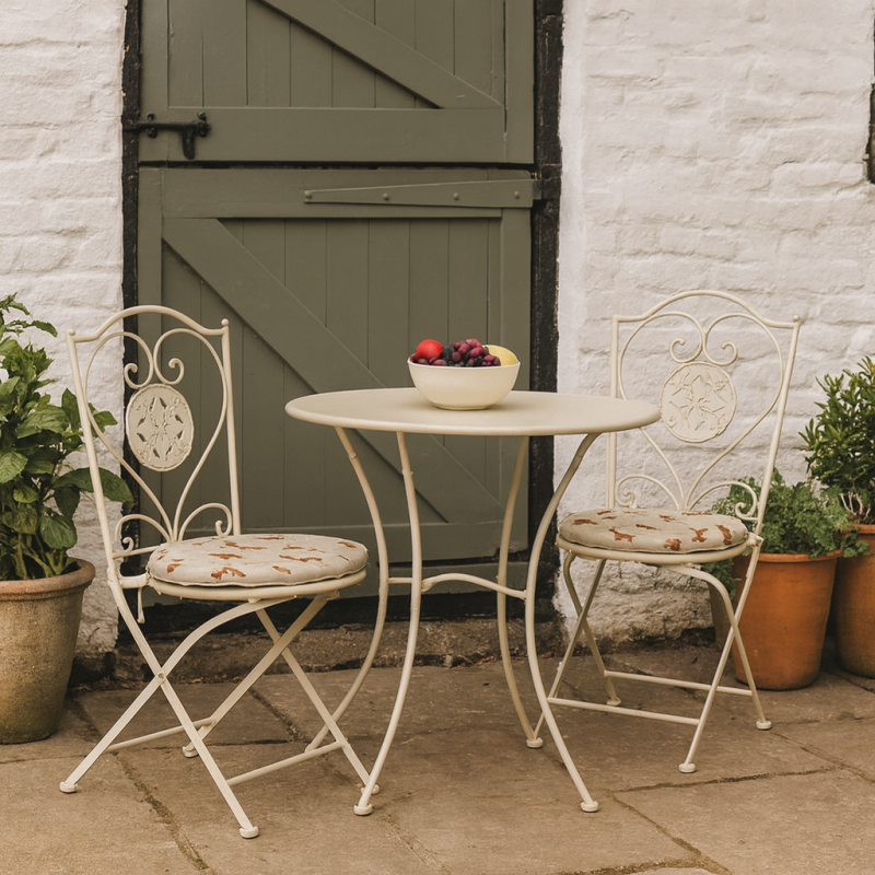 Stags & Deer Round Bistro Seat Pads | Round Chair Pads With Deer Design