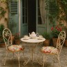 Round Bistro Natural Fruits Tapestry Seat Pads | Round Fruit Chair Pads