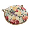 Round Bistro Natural Fruits Tapestry Seat Pads | Round Fruit Chair Pads