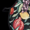 Round Bistro Black Fruits Tapestry Seat Pads | Round Fruit Chair Pads