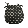Silver Bee D Shaped Seat Pads | Classic D Shaped Chair Pads With Bees