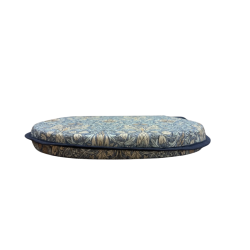 D-förmiges Sitzkissen Snakeshead Denim | William Morris D-förmige Sitzkissen