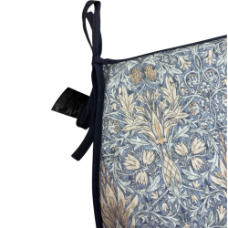 D-förmiges Sitzkissen Snakeshead Denim | William Morris D-förmige Sitzkissen