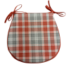 Highland Check Herbst D-förmige Sitzpolster| Tartan D-förmige Sitzpolster