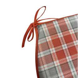 Highland Check Autumn D Shaped Seat Pads| Tartan D Shaped Seat Pads