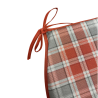 Highland Check Autumn D Shaped Seat Pads| Tartan D Shaped Seat Pads