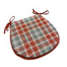 Highland Check Herbst D-förmige Sitzpolster| Tartan D-förmige Sitzpolster