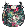 D Shaped Tropical Velvet Seat Pads | Classic D Tropical Velvet Seat Pads
