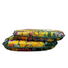 Coussins d'assise en velours en forme de D pour la Saint-Jean | Coussins d'assise en velours à motifs floraux en forme de D