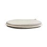 Plain Linen D Shaped Seat Pads | Plain Beige Classic D Shaped Seat Pads