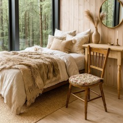 Morris Tapestry D Shaped Seat Pads| Classic D Shaped Tapestry Seat Pads
