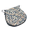 D Shaped Seat Pad Willow Bough Azure | D Shaped Tapestry Seat Pads |