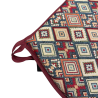 Aztec Tapestry D Shaped Seat Pads| Geometric D Shaped Seat Pads |