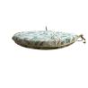 D Shaped Seat Pad Willow Bough Seaspray | D Shaped Blue Green Seat Pad