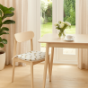 Coussin de chaise réversible en forme de « D » Small Bees | Lot de 4, 6 ou 8 coussins de chaise