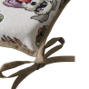 Tapestry Dog D Shaped Seat Pads | D Shaped Animal Tapestry Seat Pads