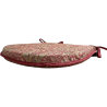 D Shaped Seat Pad Snakeshead Crimson | D Shaped Patterned Seat Pads |