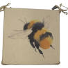 Queen Bee Reversible Square Seat Pads | Set of 2,4,6 or 8 Chair Pads