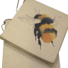 Queen Bee Reversible Square Seat Pads | Set of 2,4,6 or 8 Chair Pads
