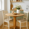 Small Rabbit Reversible Square Seat Pads | Set of 2,4,6 or 8 Chair Pads