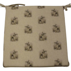 Kleine Kaninchen Wende-Sitzkissen | Set mit 2, 4, 6 oder 8 Stuhlkissen